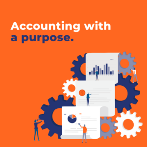 Image with "accounting with a purpose" signifying the mission-based nature of YPTC